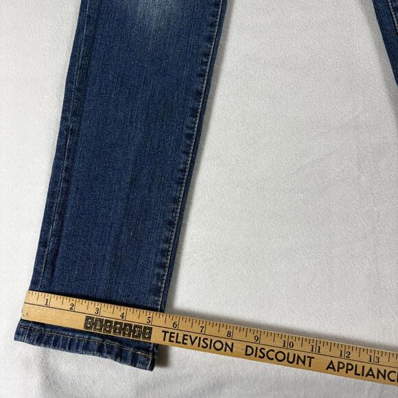 Zanadi Womens Denim Overalls Medium Distressed Stretch Y2K Retro Streetwear Cute - Picture 3 of 10